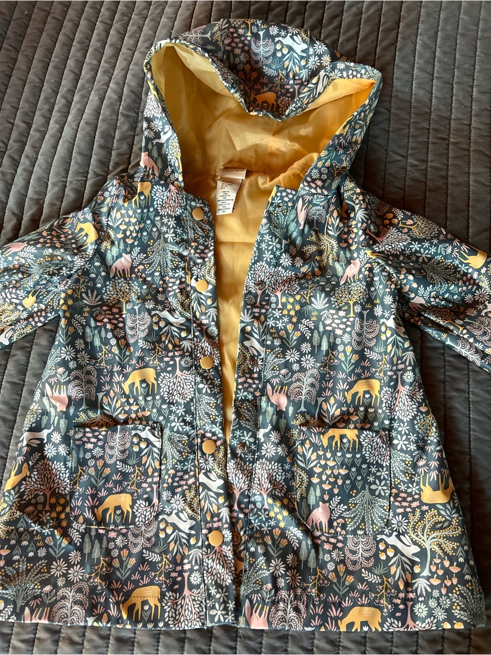 Rachel Zoe Girls' Hooded Raincoat